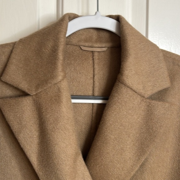 EUC BRUNELLO CUCINELLI women’s cashmere unlined/soft structure coat camel sz 38 - Picture 3 of 10